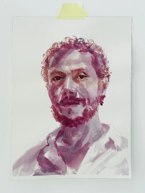 Wine portrait titled Douro, painted in Touriga Nacional wine