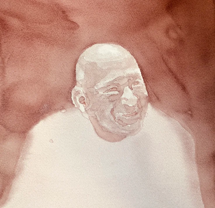 Wine portrait titled Reserva, painted in Rioja Gran Reserva wine